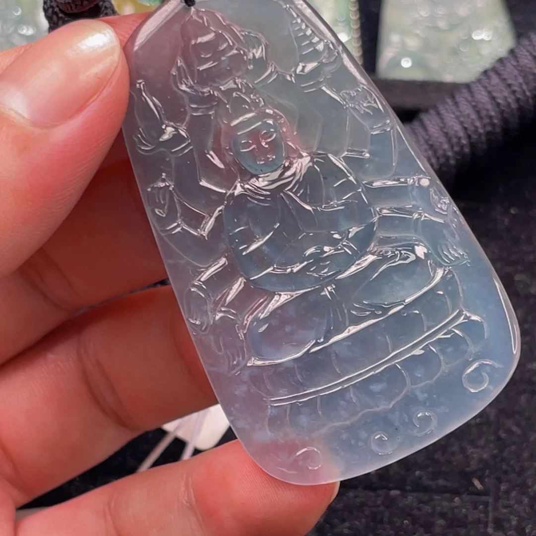 翡翠未镶嵌颈饰5，