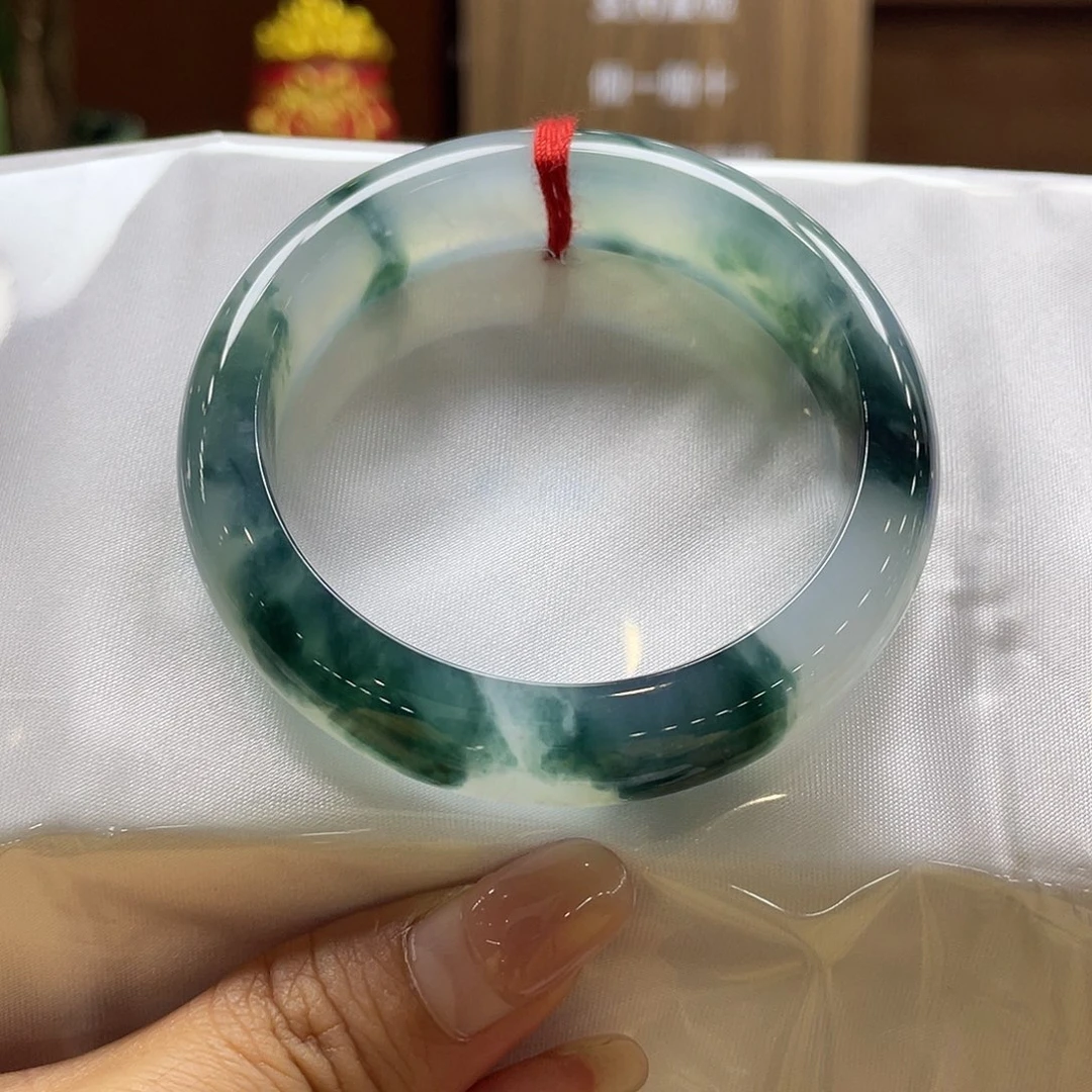 翡翠未镶嵌手镯23 号链接