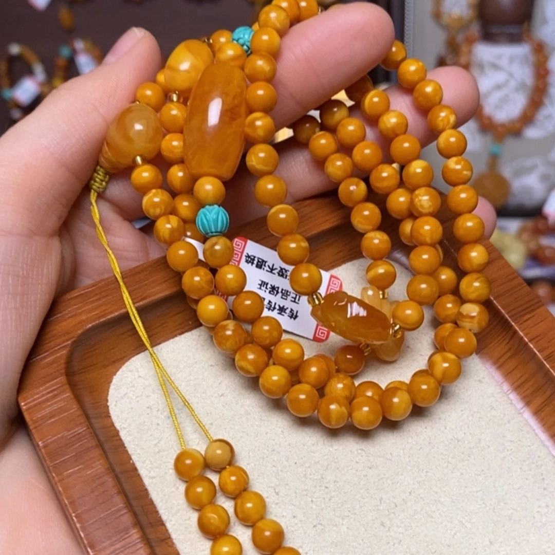 【闪购商品】蜜蜡颈饰未镶嵌项链