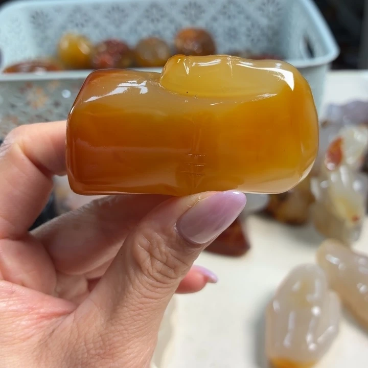 玛瑙/玉髓未镶嵌吊坠(不含链)