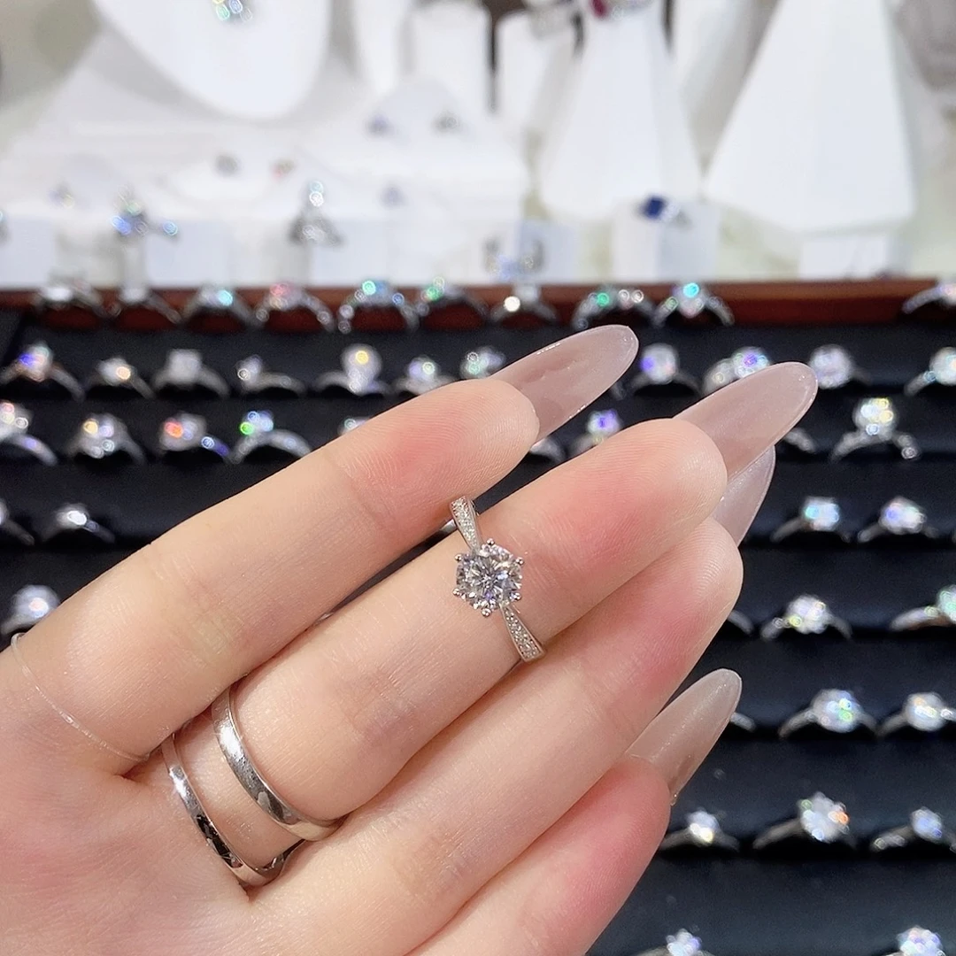 925银合成碳硅石蛮腰六爪16