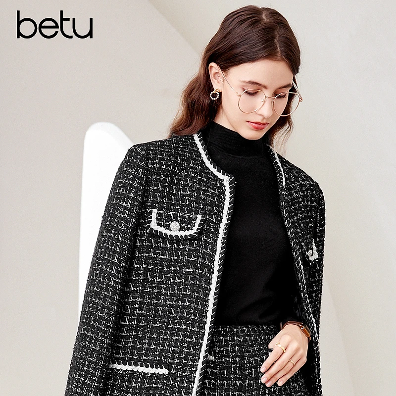 【反季捡漏】百图冬季新款时尚气质轻奢小香风法式短外套2312T20