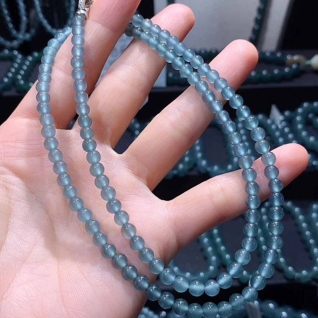 未镶嵌手链翡翠我***斯天然a货翡翠项链