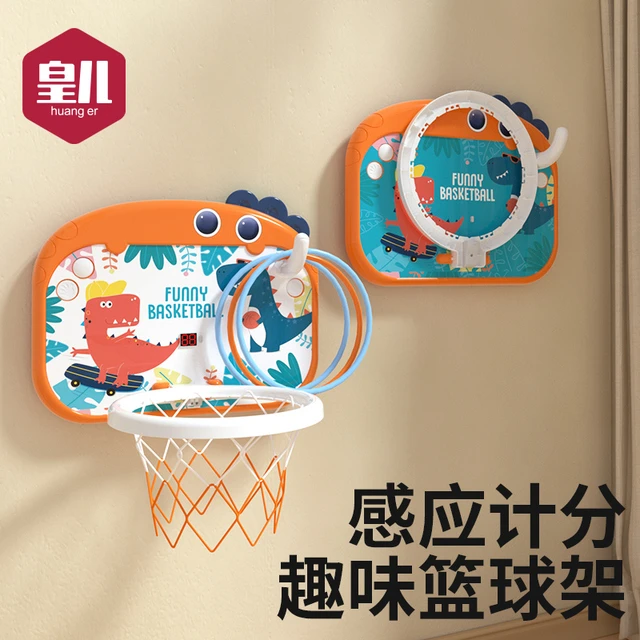 儿童静音挂式篮球框投篮架宝宝球类玩具1-3周岁婴儿男孩室内家用6