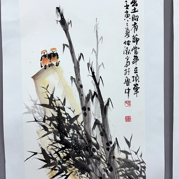 国画亲笔手绘放心去藏