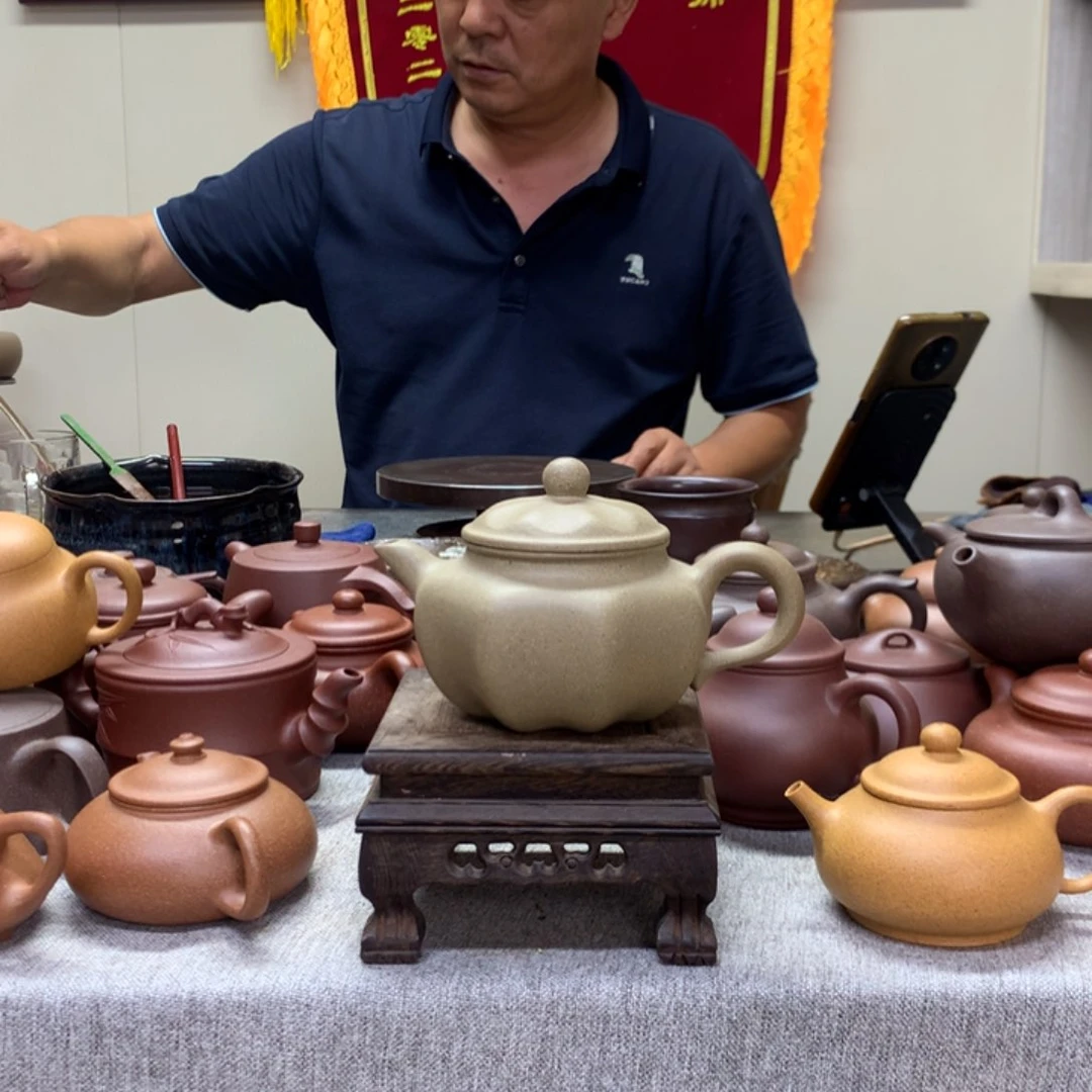 茶壶段泥八面玲珑260 C半手工制作