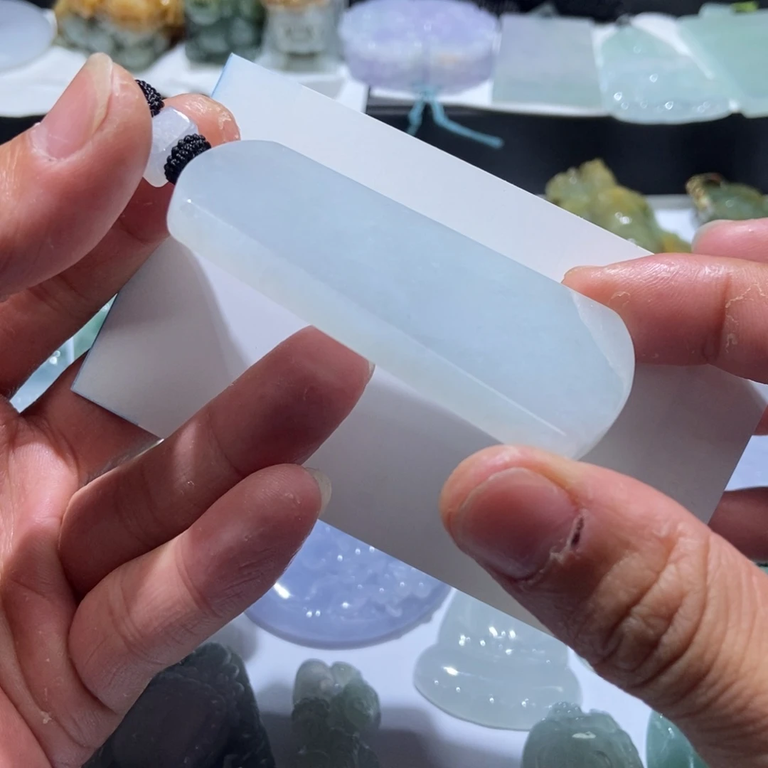 定制翡翠未镶嵌无事牌