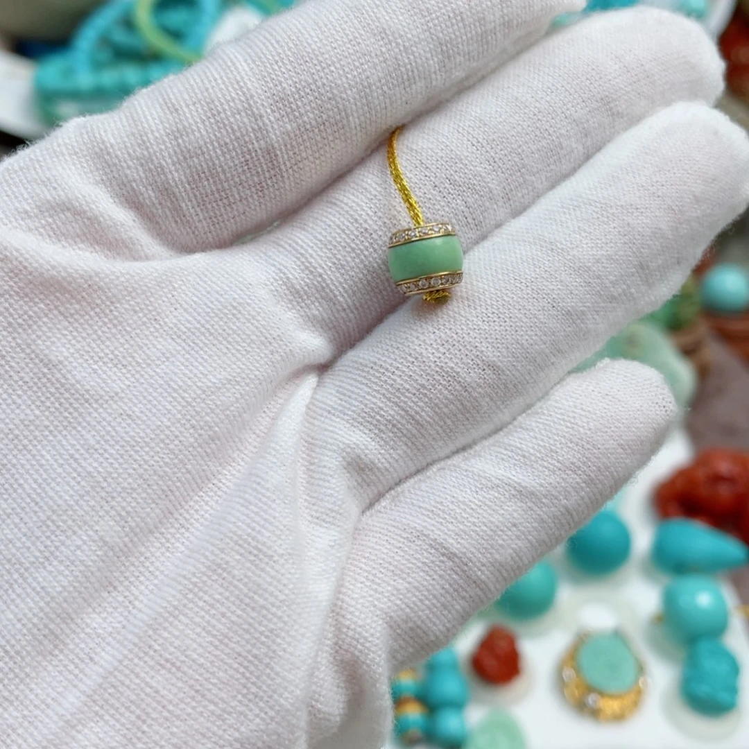 绿松石珠宝奇石未镶嵌