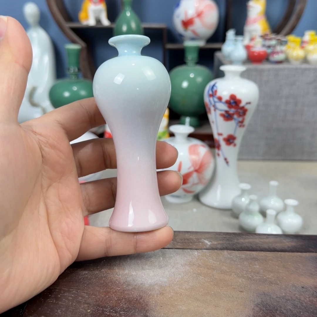 陶瓷手工小花器摆件