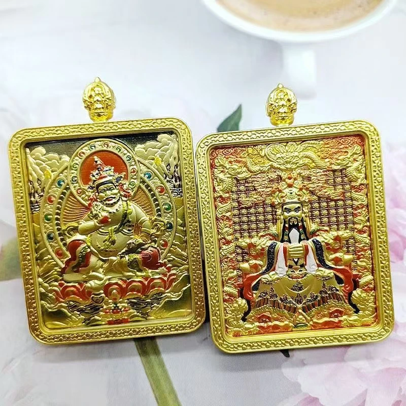 合金珐琅吊坠 八方来财五台赐福吊坠