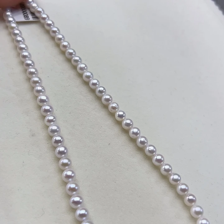 淡水珍珠颈饰银S925镶嵌➕5.6极光炫彩