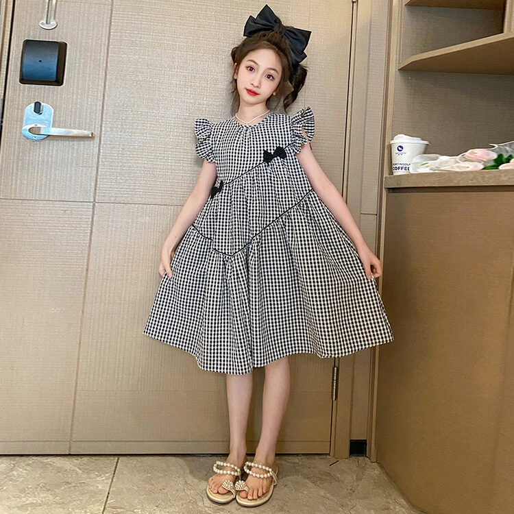 女童裙子夏天2025新款女大童装夏季公主裙胖小女孩儿童夏装连衣裙