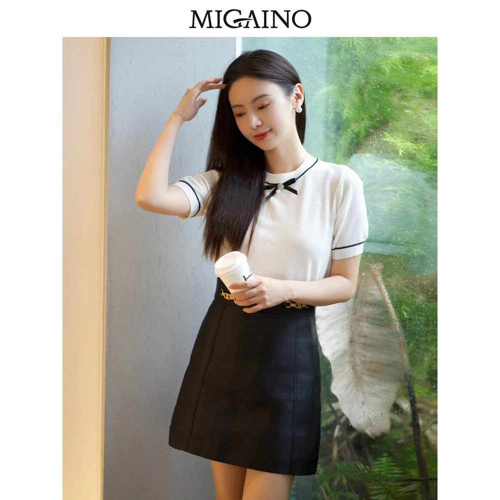 别致半身裙女夏季新款高腰设计感缎面短裙