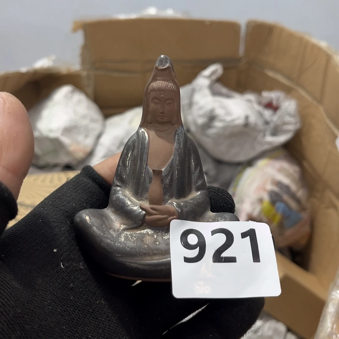 瓷片茶摆件工艺品摆件666