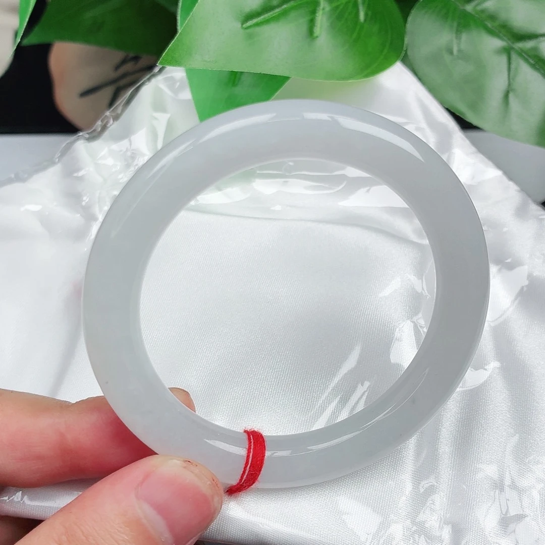 翡翠未镶嵌手镯圆条006