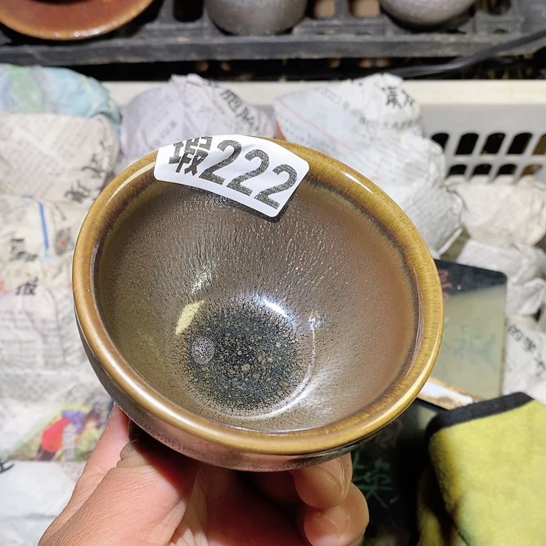 茶盏微瑕建盏主人杯子