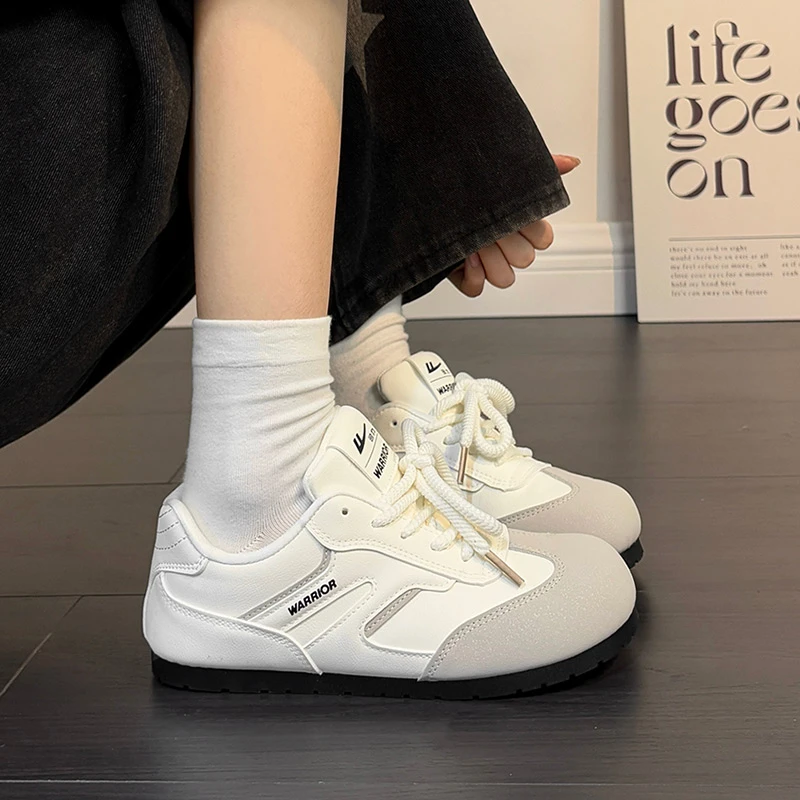 回力女款德训鞋2025新款休闲百搭ins潮流时尚学生小白鞋轻便板鞋