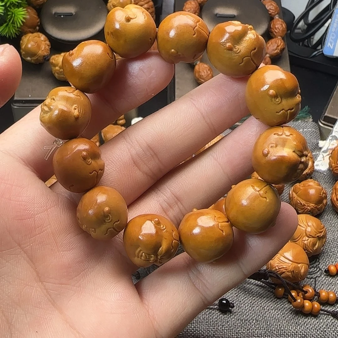 勇***人橄榄核手串/手链百态