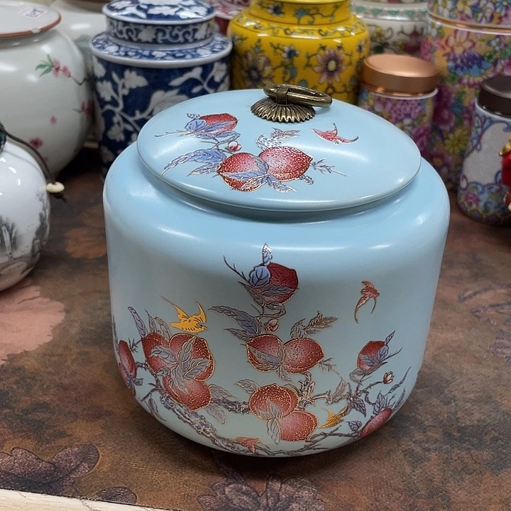 陶瓷罐茶叶罐密封罐储物罐