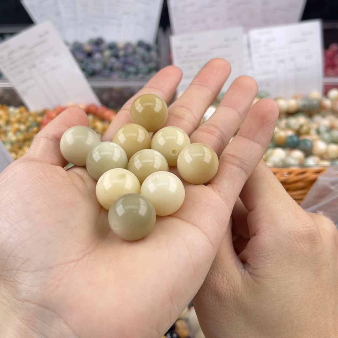 白玉菩提吊坠z 18mm/10+5/微瑕