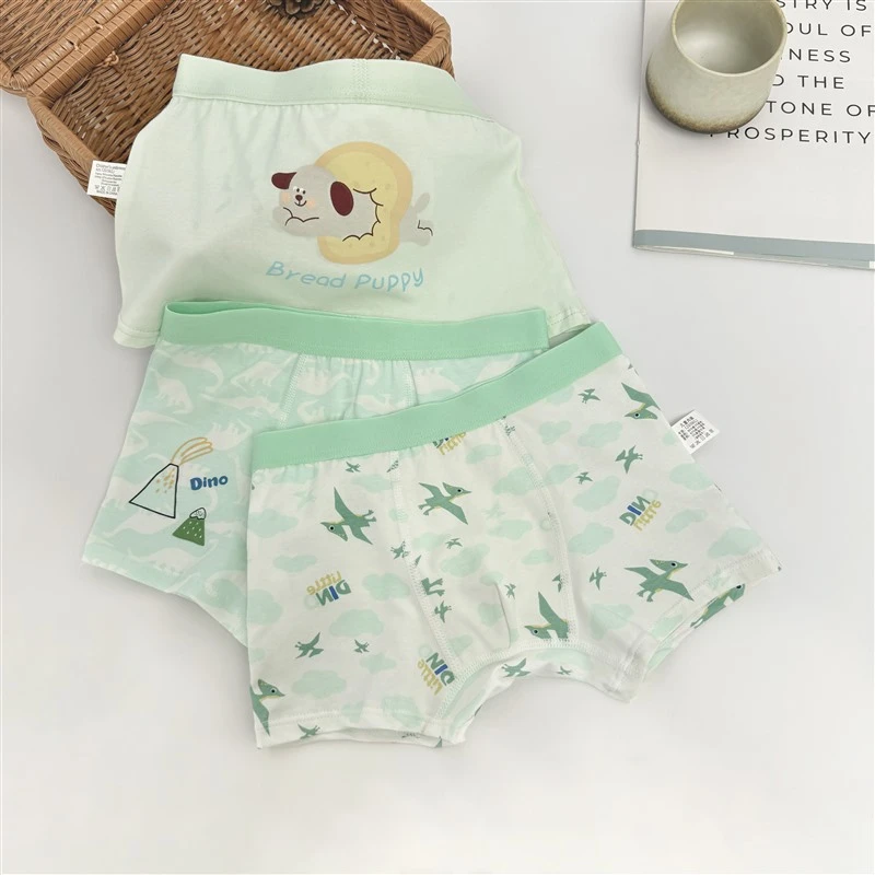 【7AK菌】男童儿童透气舒适卡通四角内裤|24dm09