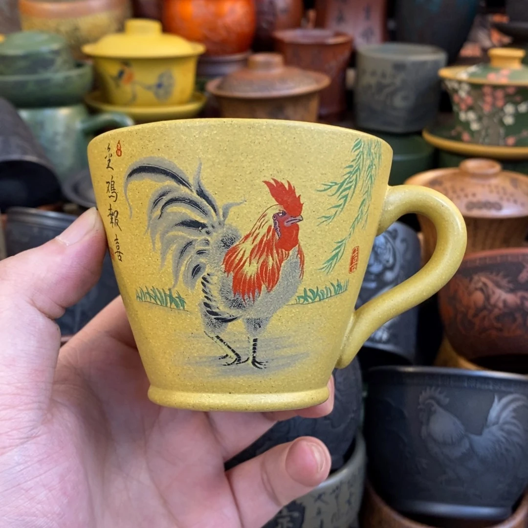 紫砂公道杯宜兴全手工紫砂杯