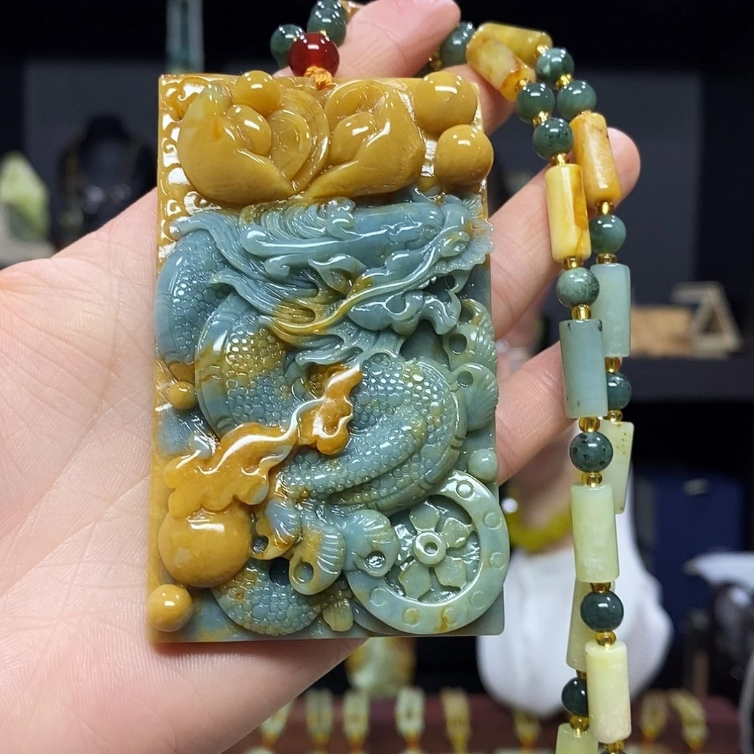 岫玉挂件吊坠未镶嵌