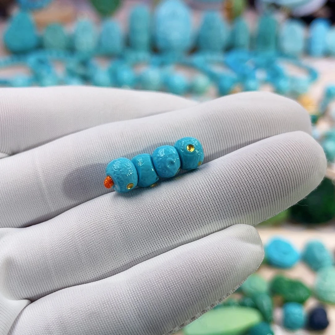 绿松石珠宝奇石未镶嵌