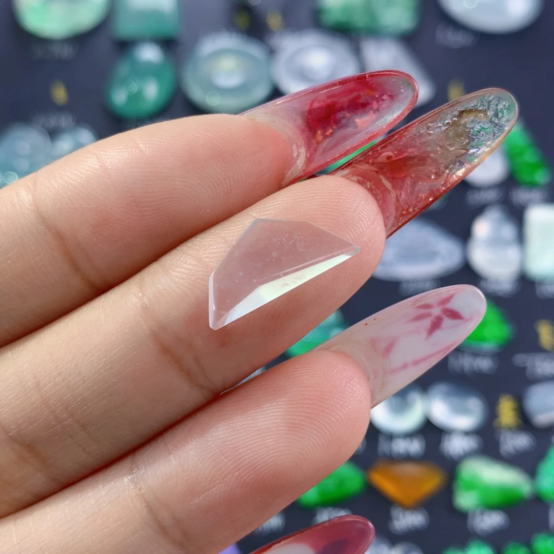 翡翠颈饰未镶嵌纯天然缅甸翡翠A货