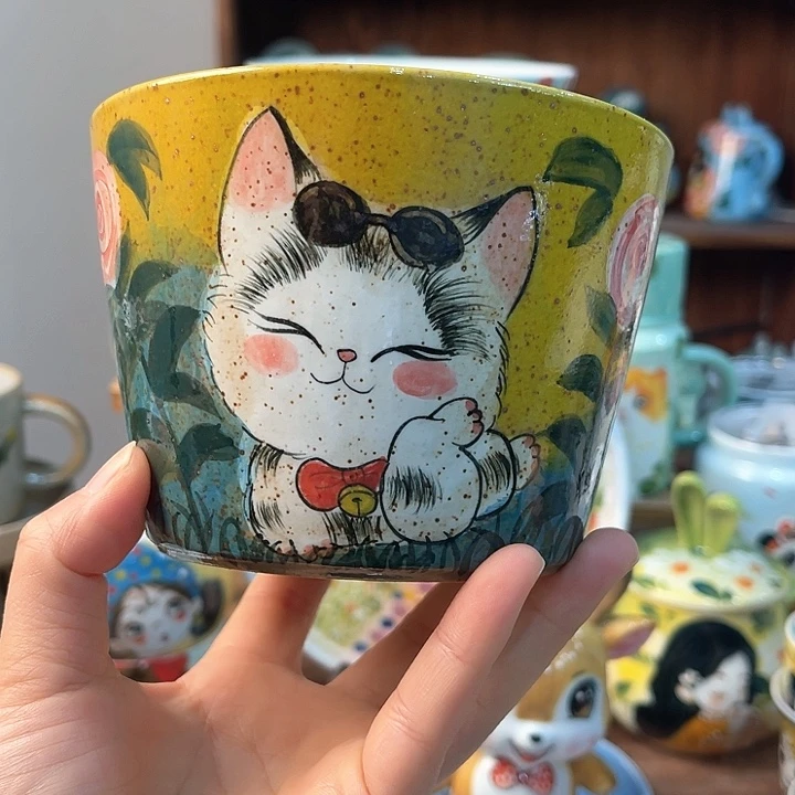 陶景德镇釉下手绘陶瓷