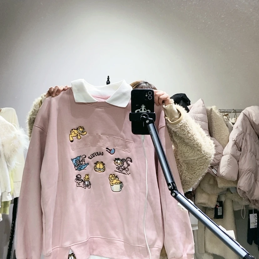 【闪购商品】粉色卫衣