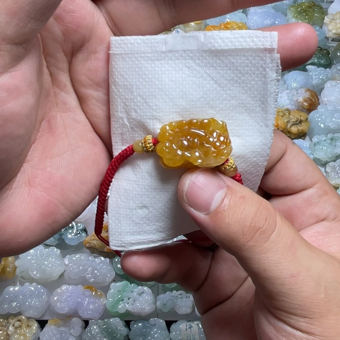 翡翠未镶嵌颈饰天然