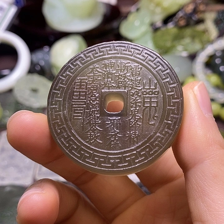 岫玉未镶嵌岫玉颈饰