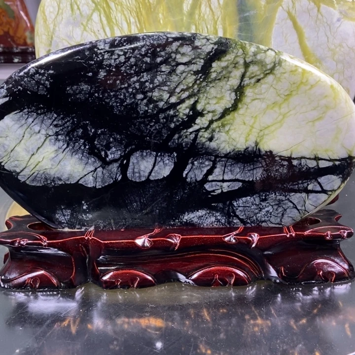 石材漂亮的摆件石头