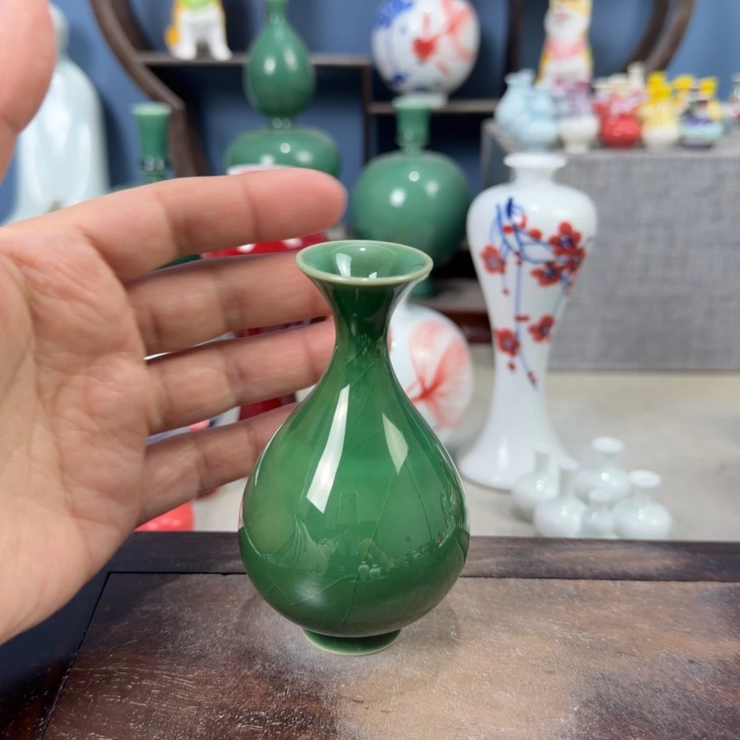 陶瓷手工小花器摆件