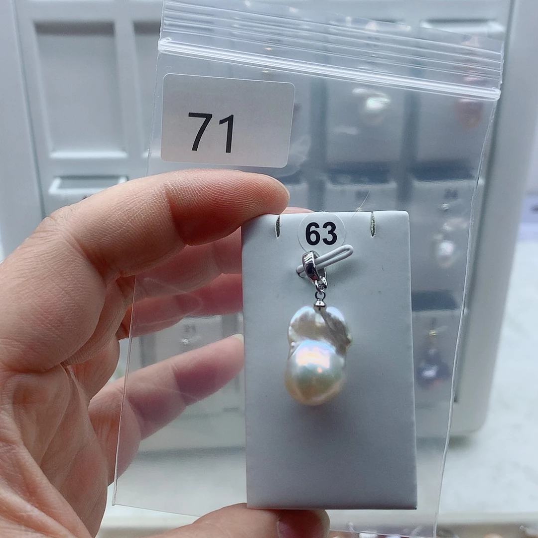 吊坠(不含链)合金淡水珍珠