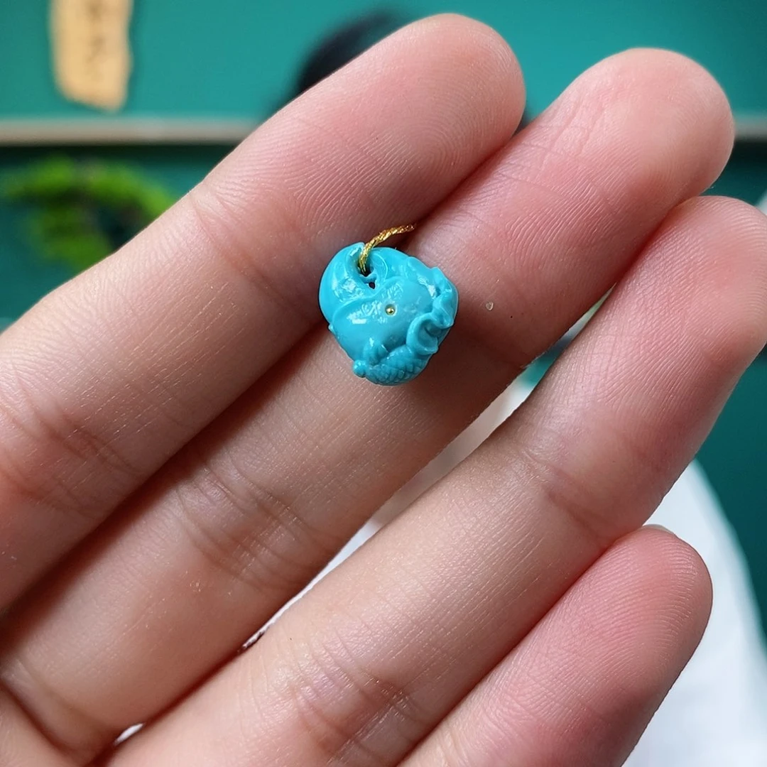 未镶嵌绿松石珠宝奇石