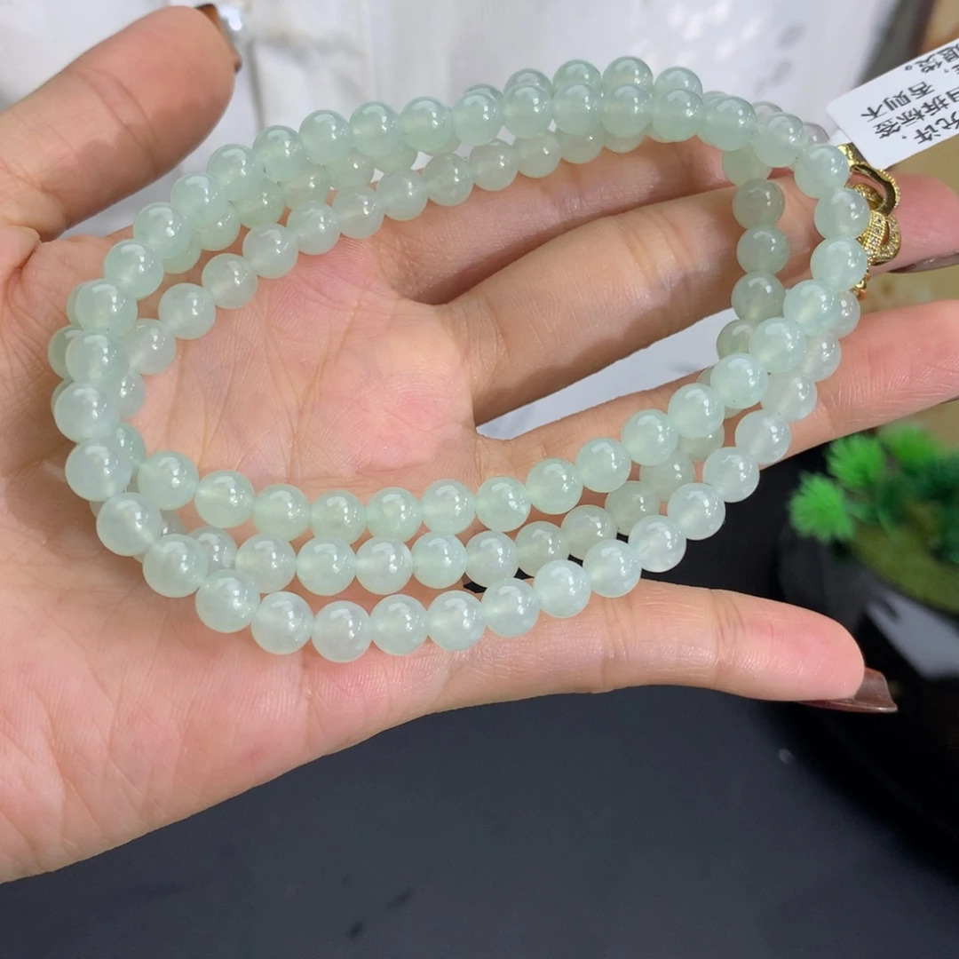 未镶嵌手串翡翠卡6冰胶晴项链