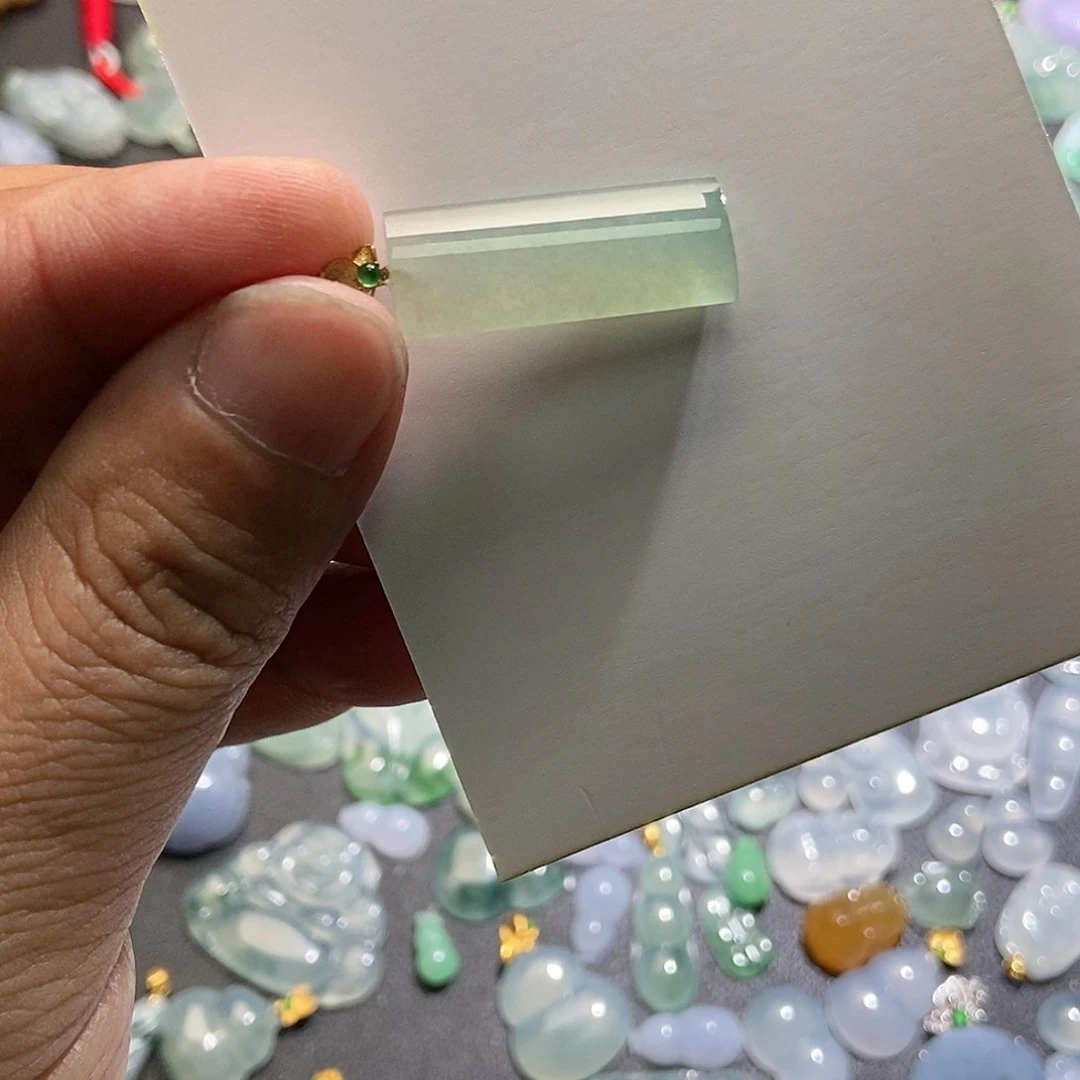 翡翠颈饰18K金镶嵌天然