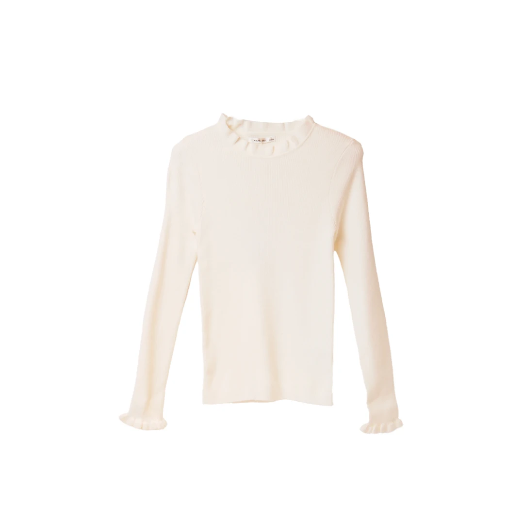 M8BI6202#毛针织打底衫女秋冬套头修身正肩毛衣内搭黑色上衣