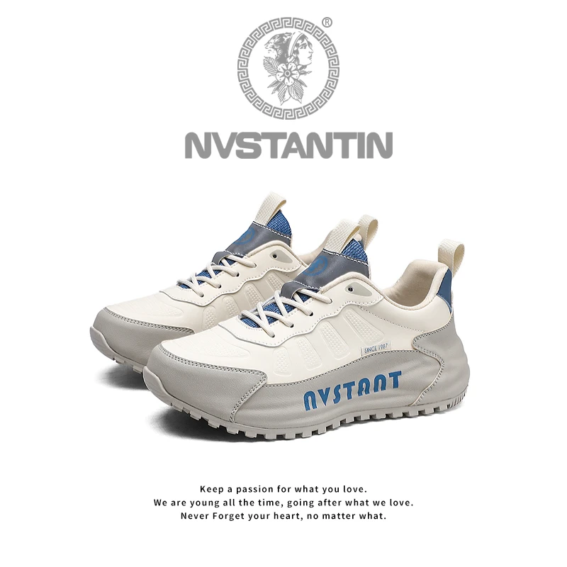 新春爆款轻奢男女时尚休闲软底减震透气网面百搭情侣运动跑鞋