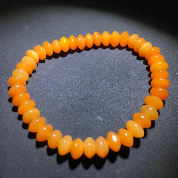 7-3算盘珠手串新疆和田玉