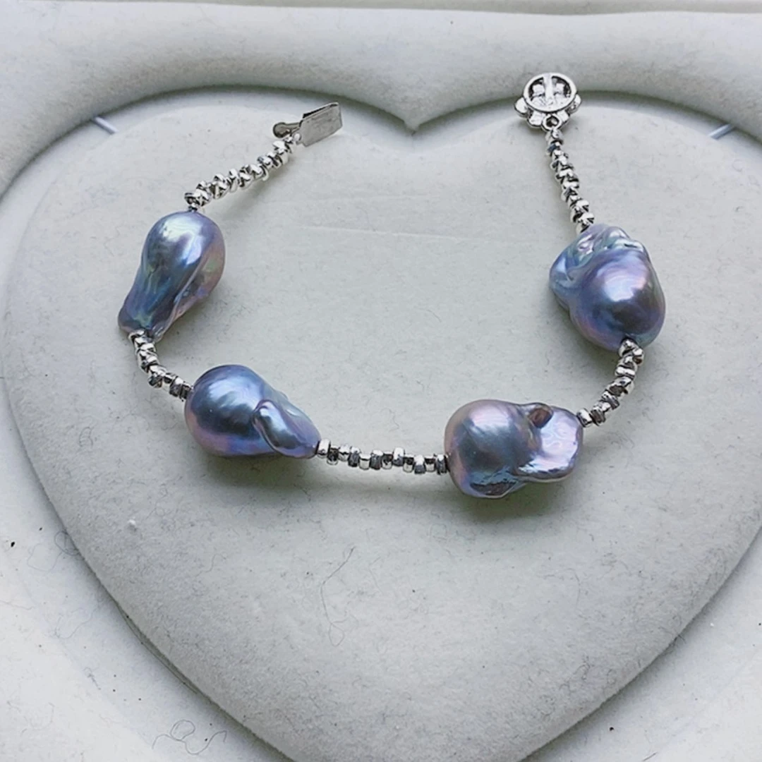 【闪购商品】淡水珍珠耳饰银S925镶嵌