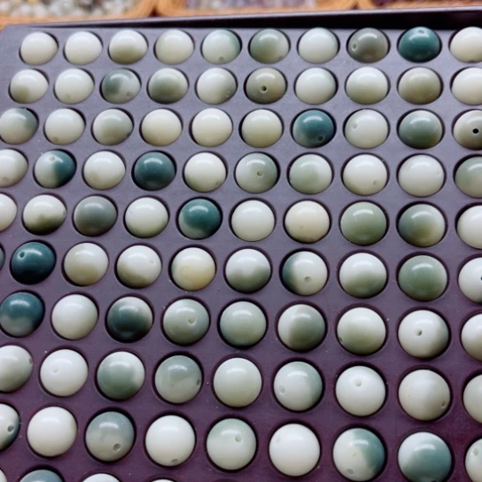 白玉菩提吊坠12烟雨江南圆珠120颗