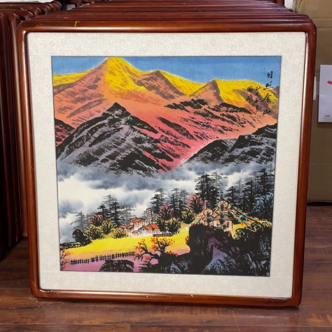 国画带框尺寸63*63厘米