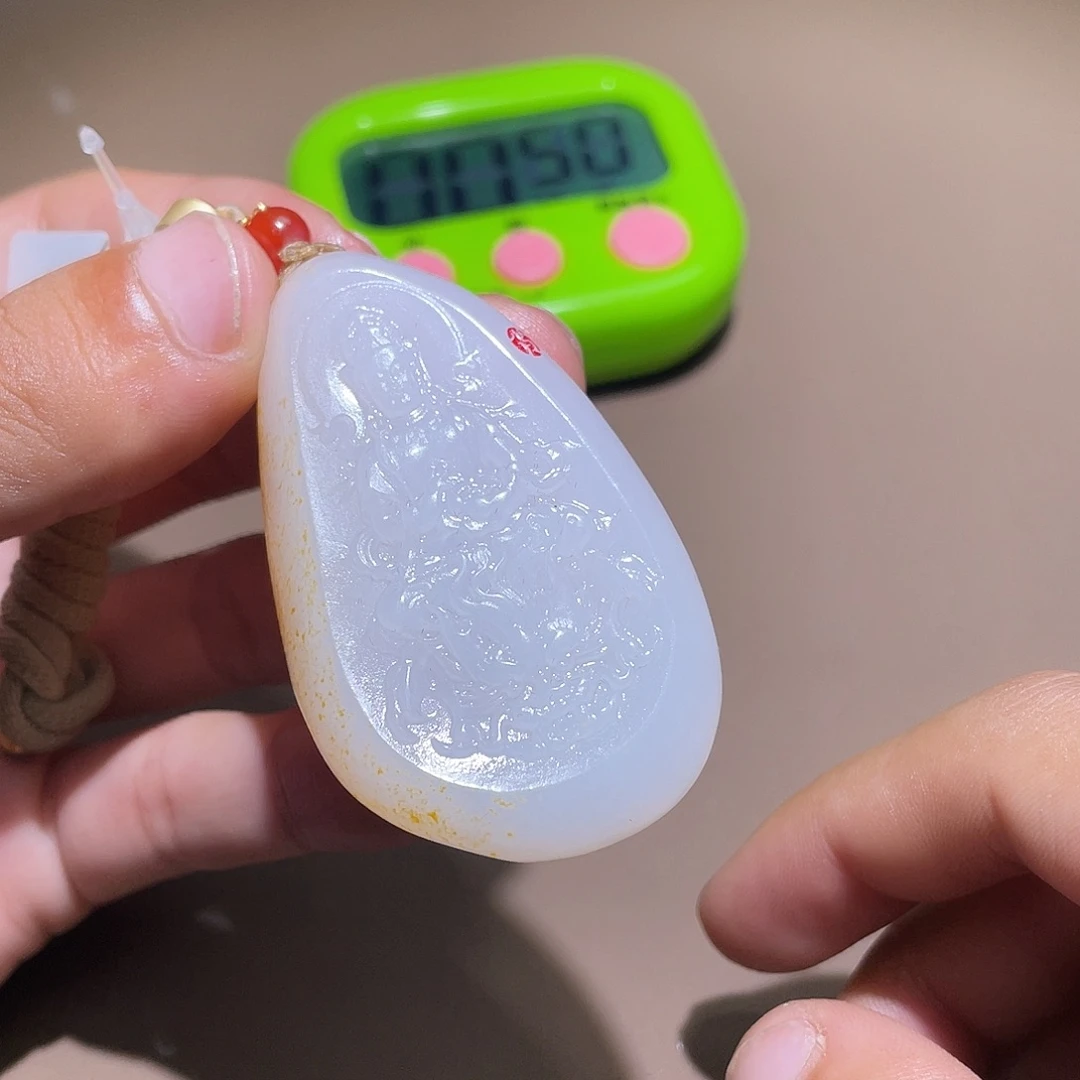 和田玉颈饰未镶嵌人*Z6