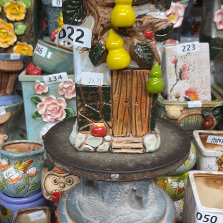 紫砂花盆粗陶材质多肉花盆