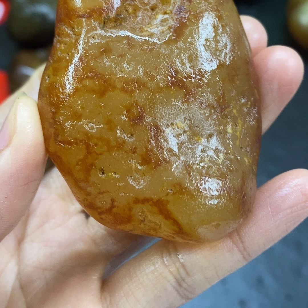 玛瑙/玉髓未镶嵌手把件