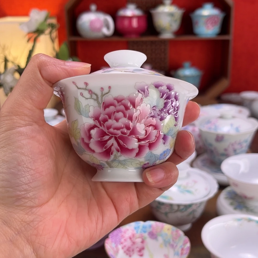 景德镇纯手绘陶瓷茶具