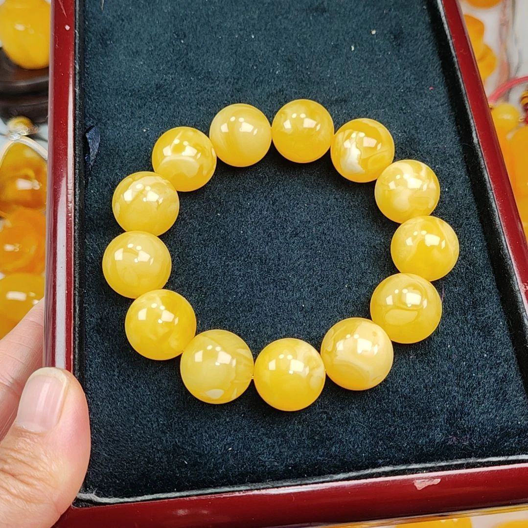 琥珀手串未镶嵌S*p手串18